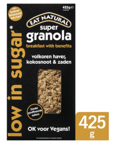 granola, suikerarm, suikerclaim